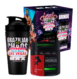 PROMOPACK HÓRUS INVASÃO LAS VEGAS 300G - MAX TITANIUM
