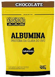 ALBUMINA 420G CHOCOLATE - NATUROVOS