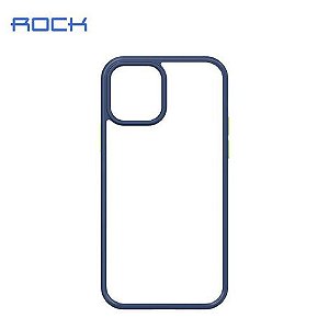 CAPA PROTECT ROCK IPHONE 13 TRANSP AZUL