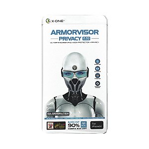 PELICULA X-ONE ARMORVISOR 4G PRIVACIDADE IPHONE 14 PRO