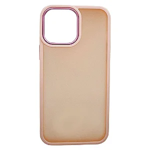 CAPA INFINITY METAL SMOKE IPHONE 14 ROSA