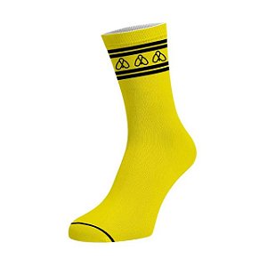 MEIA STRIPES FLY AMARELO/ PTA