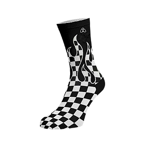 MEIA FLAMES PRETA ZMZ