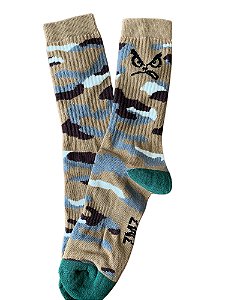 MEIA MILITAR TACTICAL BEGE ZMZ X BAD BOY