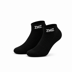 Meia Cano Curto Sport Preta ZMZ