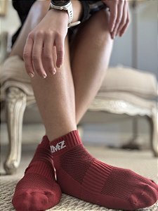 MEIA SPORT CANO CURTO BORDÔ ZMZ