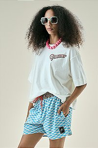 SHORTS QUADRICULADO