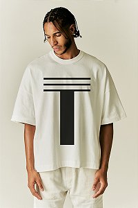 T-SHIRT " T " OVERSIZED TRAMA AFETIVA