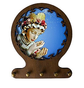 Porta Chaves Moldura Interna Nsra Salette Chorando