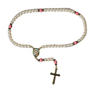 Terço Perola Nsra Salette personalizado