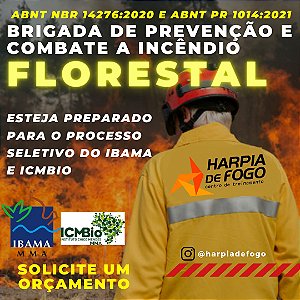 Curso de Capacitação para Brigada de Prevenção e Combate a Incêndio Florestal