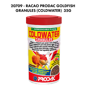 RACAO PRODAC GOLDFISH GRANULES (COLDWATER) 100G