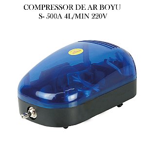 COMPRESSOR DE AR BOYU S- 500A 4L/MIN 220V