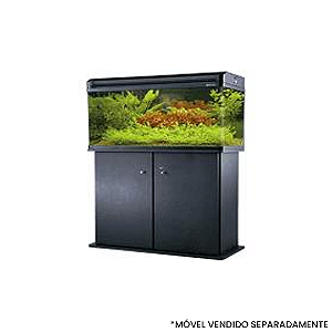 AQUARIO CURVO BOYU EA- 100E LED 125L PRETO 127V