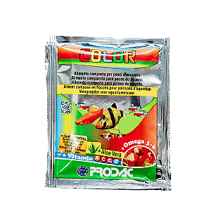RACAO PRODAC TROPICAL COLOR FLAKES   12G (SACHE)