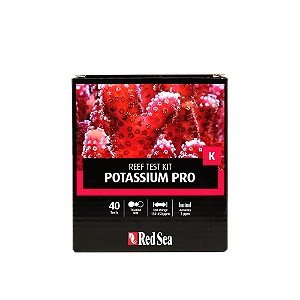 TESTE RED SEA REEF TEST KIT POTASSIUM PRO (K) - 40 TESTES