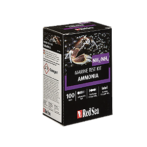 TESTE RED SEA MARINE TEST KIT AMMONIA (NH3/NH4) - 100 TESTES