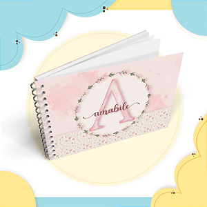 Coleção Maternidade 2.0 - Neutro Alfabeto Rosa