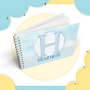 Coleção Maternidade 2.0 - Neutro Alfabeto Azul