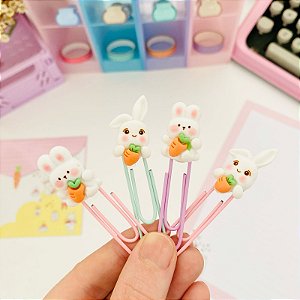 Clips Decorado Coelhinhos
