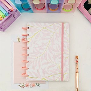 Caderno de Disco Elegante Floral