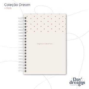 Caderno de Logins e Senhas Coleção Dream