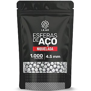 Esferas de Aço Niquelada 4.5mm 1000un - Leão