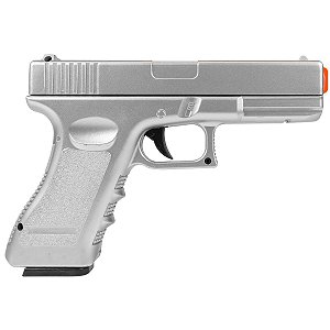 Pistola de Airsoft VG GK-V20 Silver Metal Mola Spring 6mm - Rossi