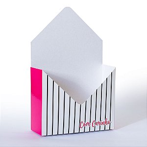 Caixa Envelope "Com Carinho" (10 unidades)