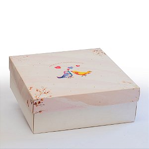 Caixa 28x28x10 - Amor é Leve (10 unidades)