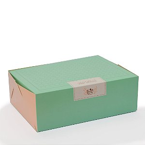 Caixa Basculante grande "Doce Afeto Verde" (20 unidades)