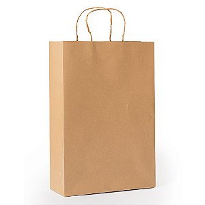Sacola 08 - Kraft lisa (20 unidades)