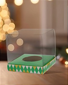 Caixa para Panetone 500gr Natal Harmonia (10 unidades)