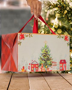 Caixa Sacola Natal na Vila (5 unidades)