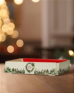 Cesta - Feliz Natal com hotstamping (10 unidades)