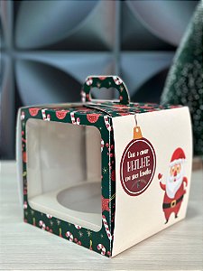 Caixa para panetone 500 gr - Natalina (10 unidades)