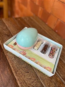 Caixa para mini confeiteiro de Páscoa - Caça aos ovos (20 unidades)