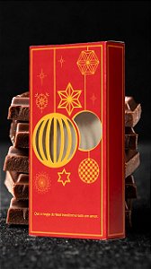 Caixa para barra de chocolate Natal Luz (10 unidades)