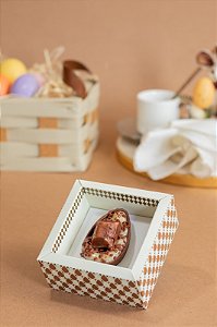Caixa para mini ovo de 50gr Páscoa - linha  Renovar (20 unidades)