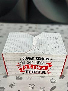 Caixa fechada para batata recheada - coleção ótima ideia (10 unidades)