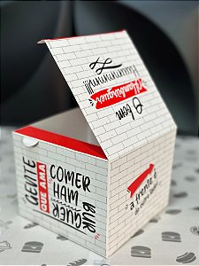 Caixa para hambúrguer - coleção ótima ideia (20 unidades)