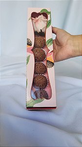 Caixa para Flor e 5 doces - mãe amor mais doce da vida (20 unidades)