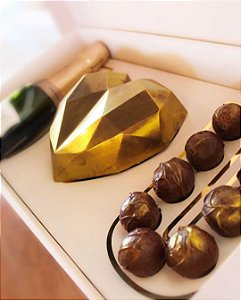 Caixa Marfim com Hot Stamping Interno (10 unidades)