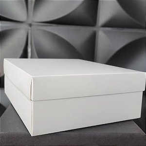 Caixa Lisa Branca 28x28x10 -  (10 unidades)