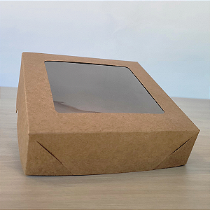 Caixa com Visor Kraft (10 unidades)