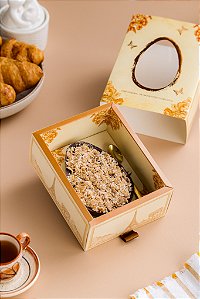 Caixa gaveta com visor para 1 ovo - Coleção Paris (20 unidades)