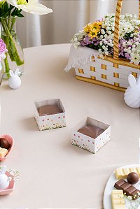 Caixa para 1 pão de mel - Coleção Encanto Campestre (20 unidades)