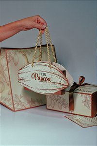 Caixa cacau para ovo tablete - Coleção Premium (20 unidades)