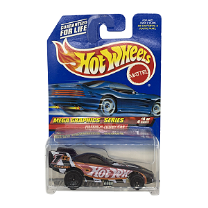 Carrinho Hot Wheels Mega Graphics Series Firebird Funny Car