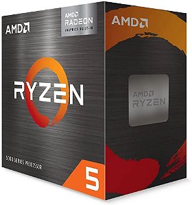 Processador AMD Ryzen 5 5600G 3.9GHz/ 4.4GHz Hexa-Core 35MB AM4 Com vídeo integrado - 100-100000252BOX